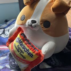 Ramen Corgi “Benji” 14” ZURU Snackles Plush