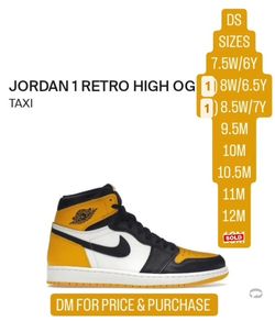 DS JORDAN 1 TAXI
