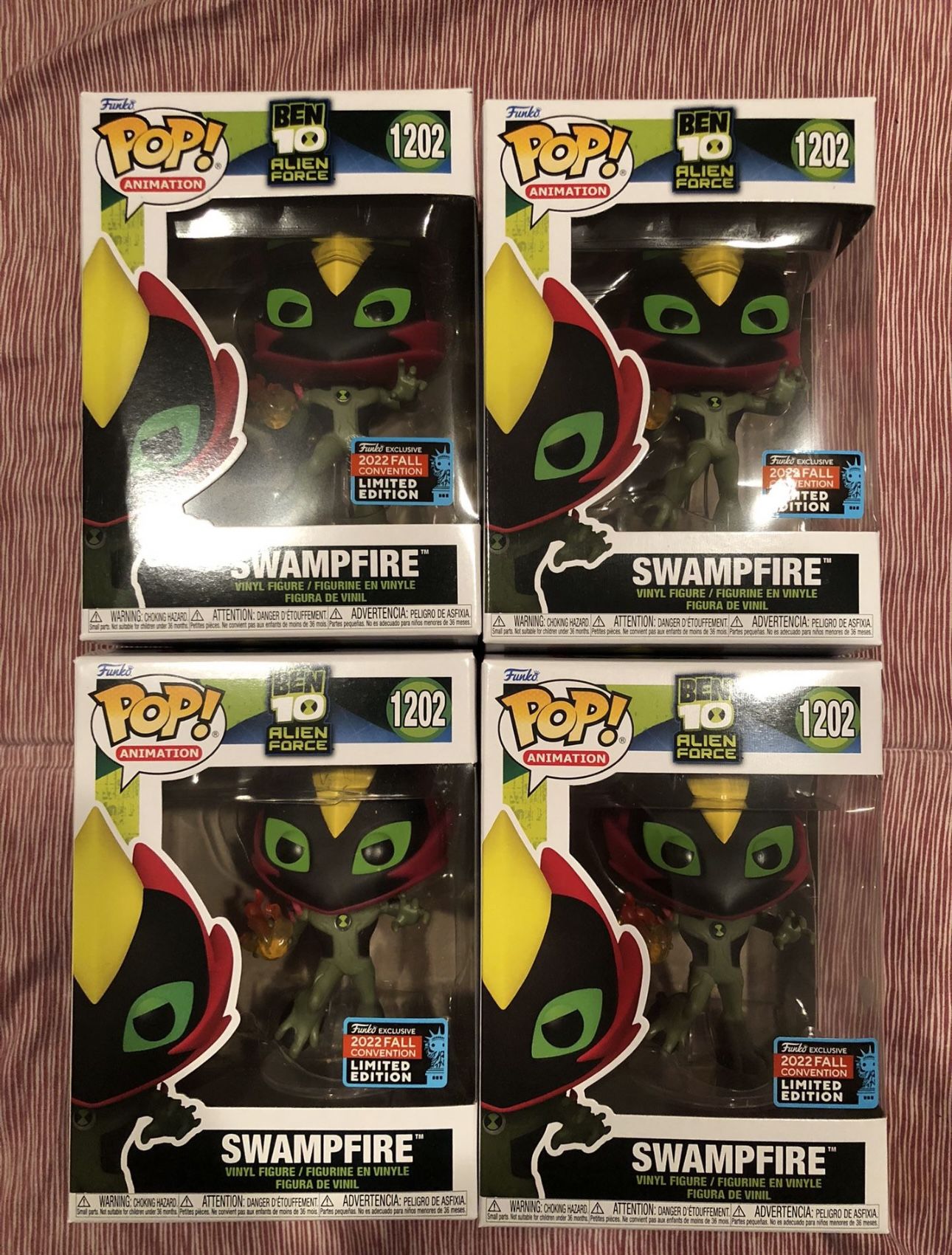 Funko Pop! Animation Ben 10 Alien Force Swampfire 1202 Exclusivo