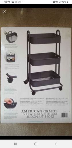 WE R MEMORY KEEPERS CART AND ACCESSORY ORGANIZER 