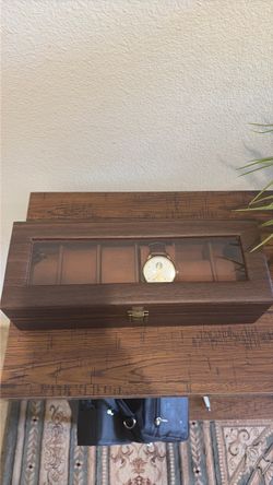 Watch case leather