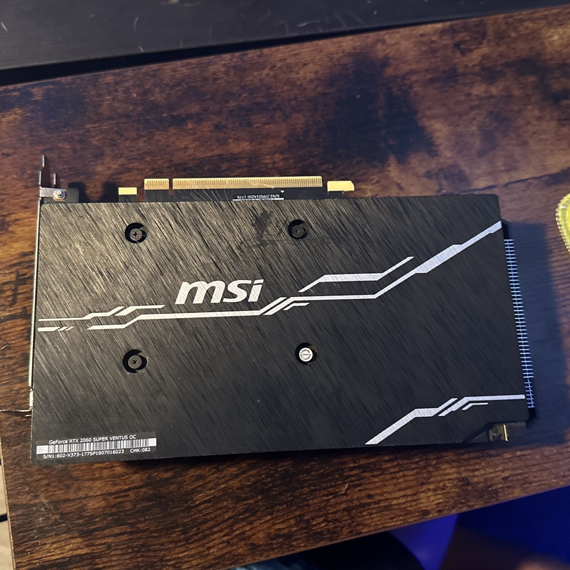 MSI GeForce RTX 2060 SUPER VENTUS OC EDITION 6GB