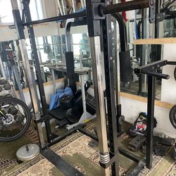 SMITH MACHINE HOME GYM COMBO WITH WEIGHTS!!! INSANE DEAL