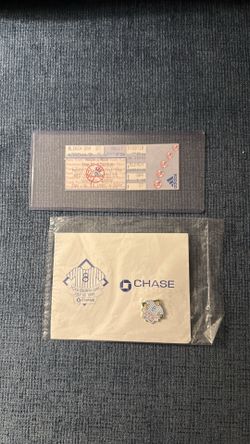 David Cone’s Perfect Game Ticket & Pin