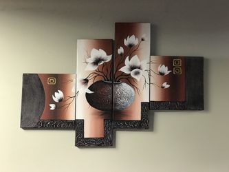 Decorative flower frame