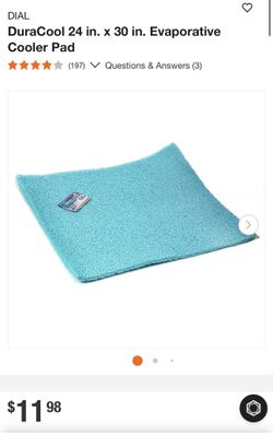 DuraCool 24 in. x 30 in. Evaporative Cooler Pad