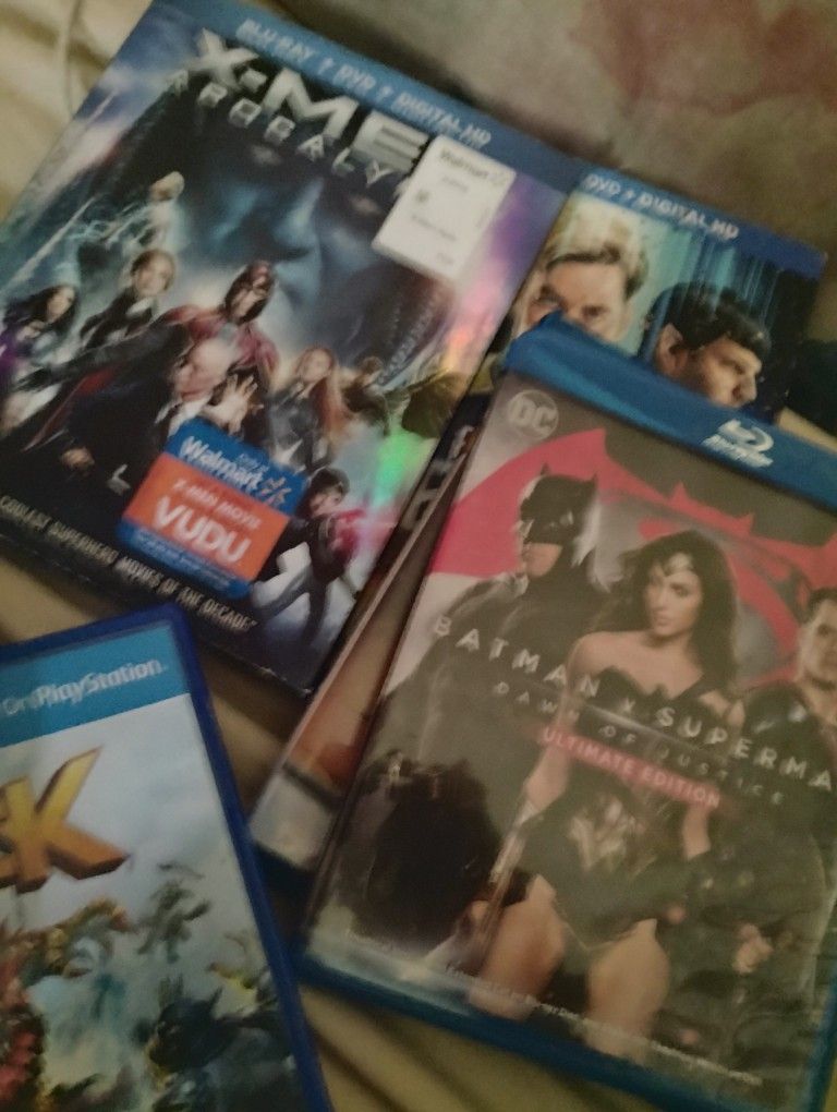 PLAYSTATION / BLU RAY DVDS