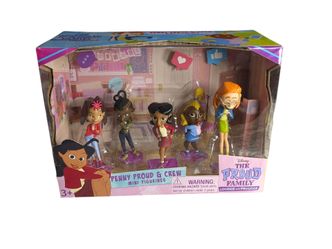The Proud Family: Louder and Prouder - Penny Proud & Crew Mini Figurines 5-Pack Play Set