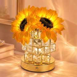 Fussion Rechargeable Sunflower Lamp - Yellow