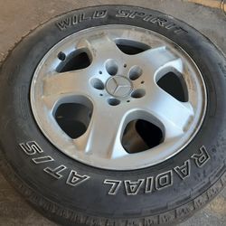 17" Mercedes Rims and Tires All 4 of Them