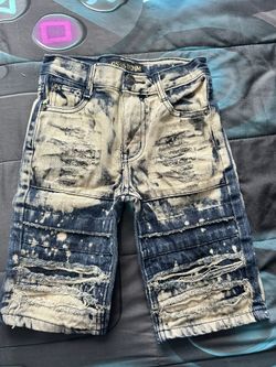 Two Pairs Of Boys Denim Shorts