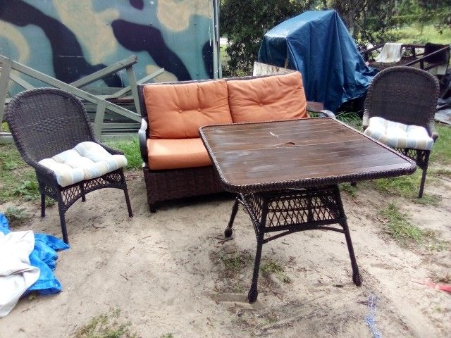 Pretend Patio Set Excellent Condition Very Clean Cushions $90 Delivery Available