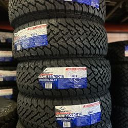 235/70R16 ATLANDER AT A SET OF FOUR NEW TIRES
