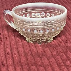 Anchor Hocking Moonstone Opalescent Hobnail Cup