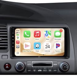AINAVI 9" Car Radio Stereo Upgrade for Honda Civic 2006-2011 Supports Wireless Carplay Android Auto 5G WiFi Navigation GPS AM/FM Bluetooth Multimedia 