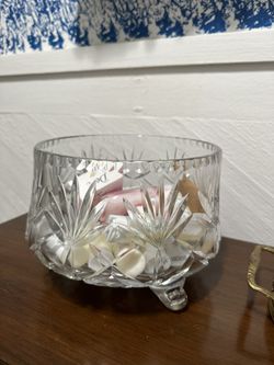 Vase De Cristal Cortado