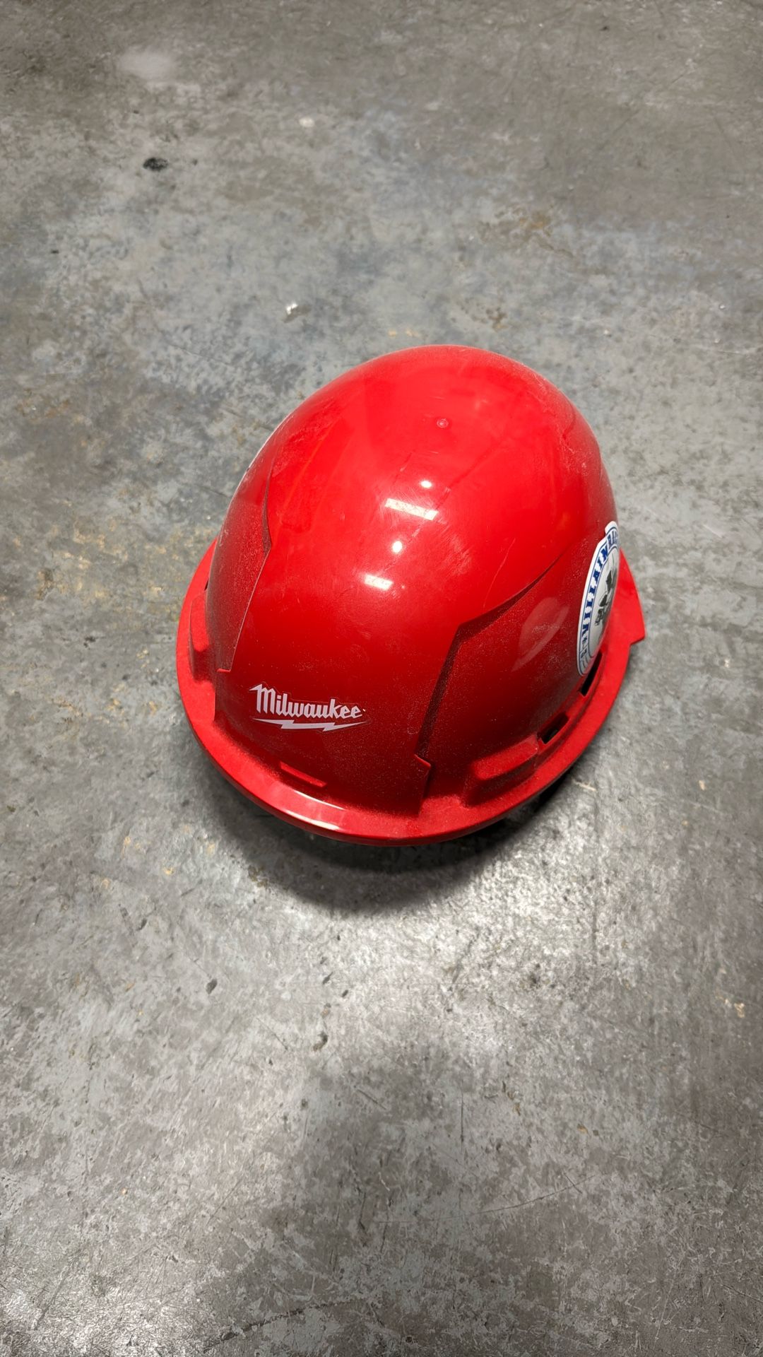 Milwaukee Red Hard Hat