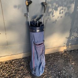 Golf Bag & Clubs 
