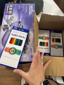 Box of coloring pencils