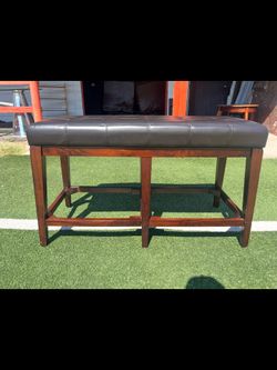 Counter height, bench chair