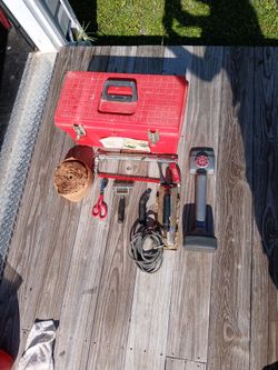 Carpet flooring installation tools.