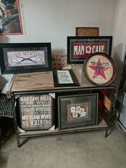 Signs And Artwork Man Caver Game