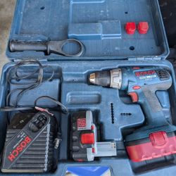 Bosch 18v Brute Drill with 2 Batteries and Charger