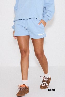 PrettyLittleThing PLT Studio Puff Print Drawstring Sweat Shorts (XL)