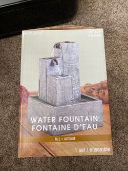 Brand new water fountain