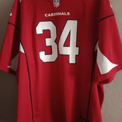 Arizona Cardinal Williams 34 Jersey XXL 