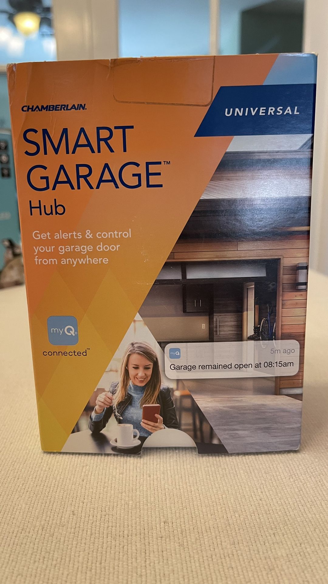 Chamberlain MyQ Smart Garage Hub - Wi-Fi enabled Garage Hub with Smartphone Control, Model MYQ-G0301