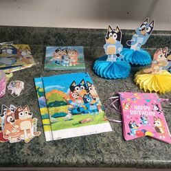 Bluey Party Stuff