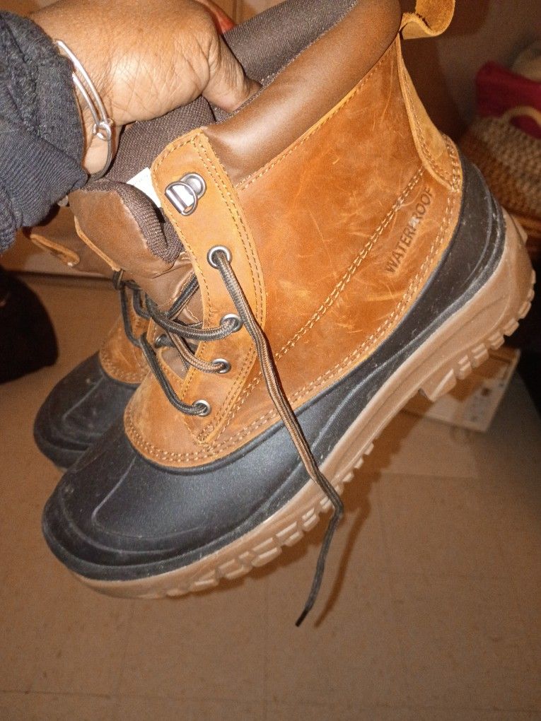 Waterproof Snow Boots Or Work Boots 