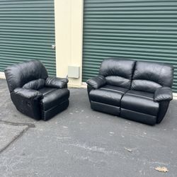 Black Sofa Set