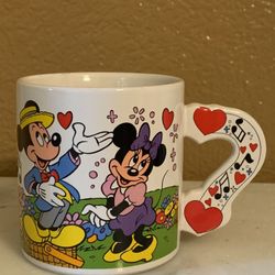 Disney Mickey, Minnie & Pluto Mug By Applause Inc