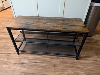 Shoe storage bench (from Wayfair)