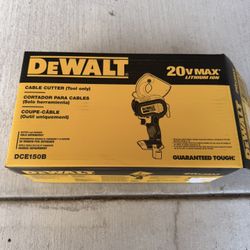 *NEW* DeWalt Cable Cutters (DCE150B) TOOL ONLY 