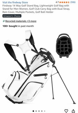 Findway 14-Way Golf Stand Bag white