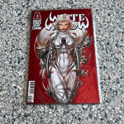 White Widow #1 Red Speckle Foil Cover Comic Book