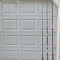 Lot Of Three Vintage Fishing Rods