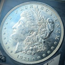 BU 19 21 Morgan Silver Dollar