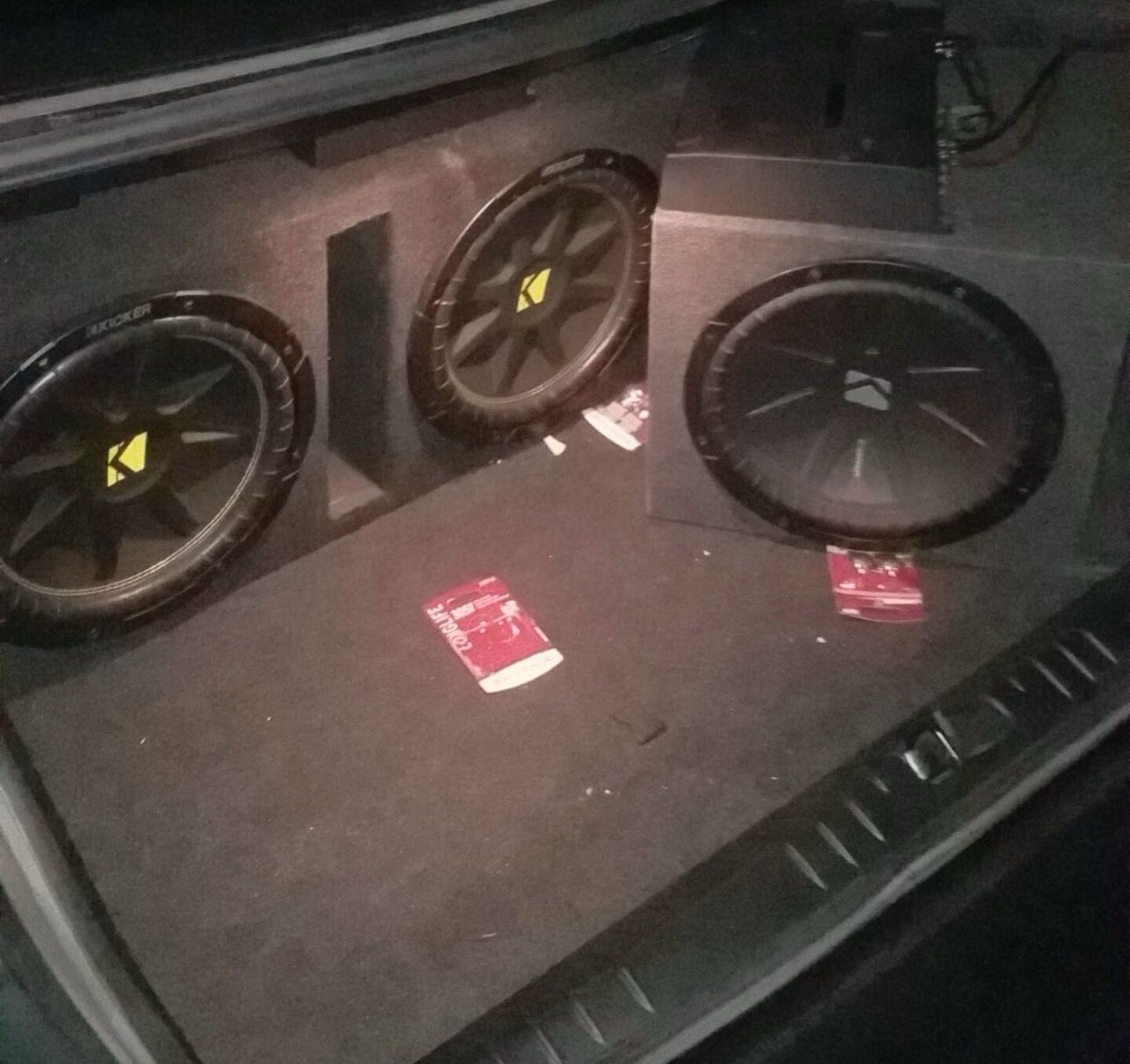 Dual 12” ported Subwoofer Box