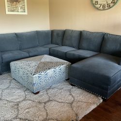 Sectional And Ottoman