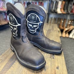 Ariat Comp Toe Workhog VentTEK Skull Work Boot Western 10.5
