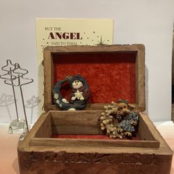 Hand Carved Wooden Gift Box