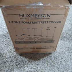 Huxmeyson 7 Zone Foam Mattress Topper