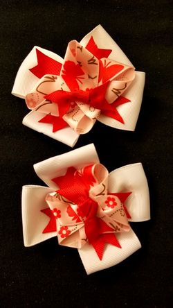 Butterfly hair bows