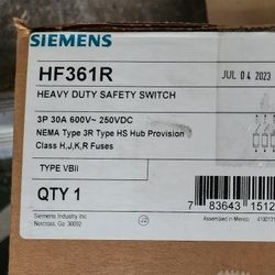 30 Amp 600 Volt Rain Tite Fused Disconnect