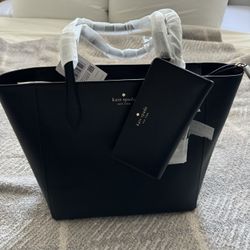 Black Kate Spade Tote Bag