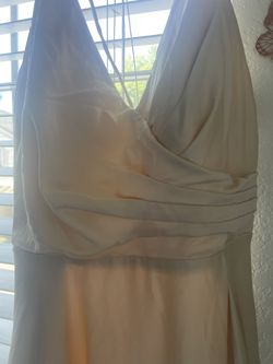 Pearl Colored Dress…,Worn Once To A Wedding Paid $130